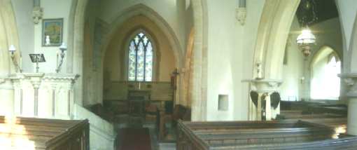 Interior of Elberton Church