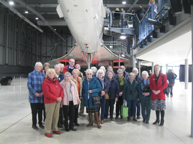 WI and Concorde on a visit to Aerospace Bristol